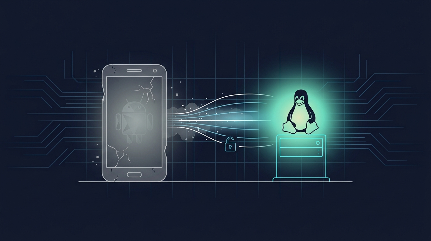 Android phone running ARM Linux